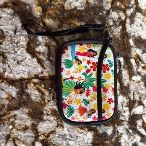 Hawaiian Black Clutch with Elegant Design